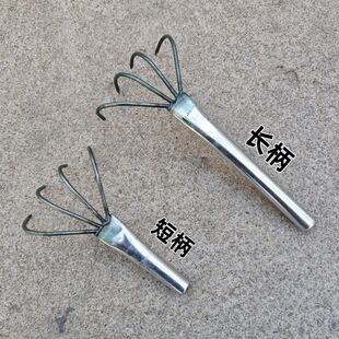 Agricultural small rake to drive the sea beach conch special digging peanut multi-tooth rake household floor tile medicine picking rake two yuan store