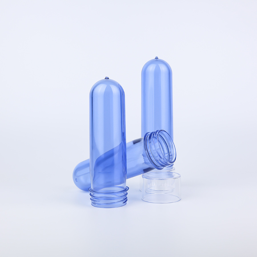 Venta directa de fábrica de embriones de plástico de alta transparencia y respetuosos con el medio ambiente de grado alimenticio, embriones de botella de PET de 48 diámetros, una variedad de gramos de peso opcional