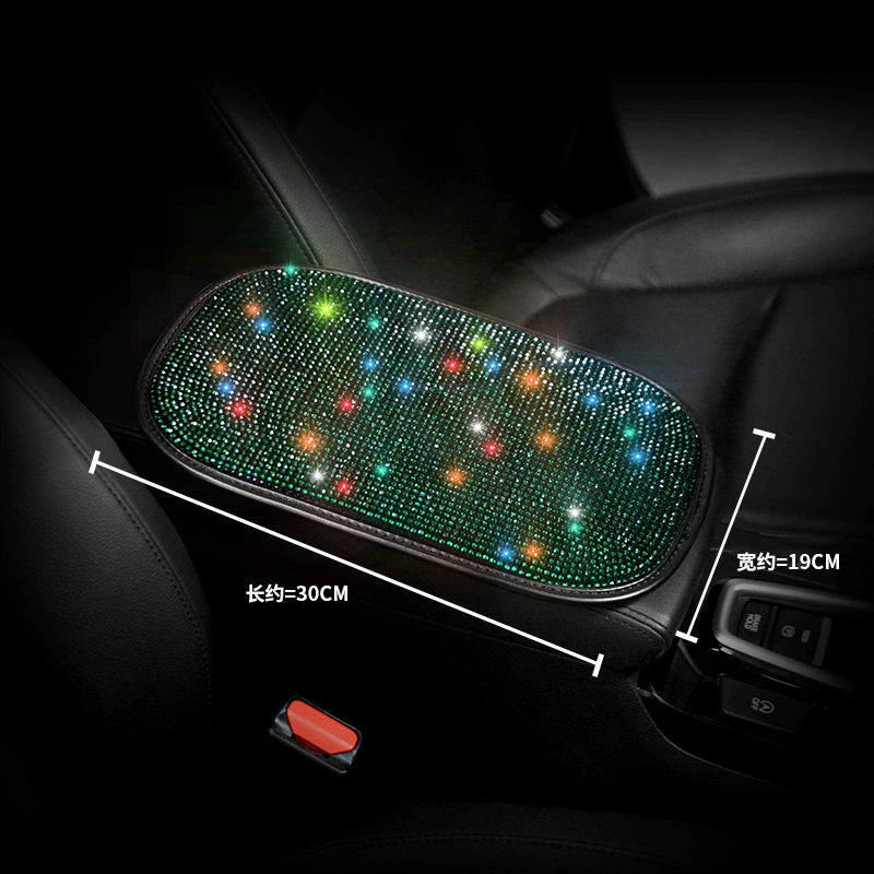 Venta al por mayor de diamante-caja de apoyabrazos del coche integrado pad universal interior caja de apoyabrazos central almohadilla protectora cubierta de los apoyabrazos engrosada almohadilla protectora