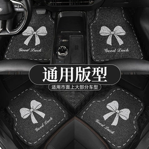 Blue Rain Universal Car Floor Mats, Non-Slip and Stain-Resistant Wire Ring Single-Piece Car Carpet, Anti-Dirty Main Driver's Car Floor Mats