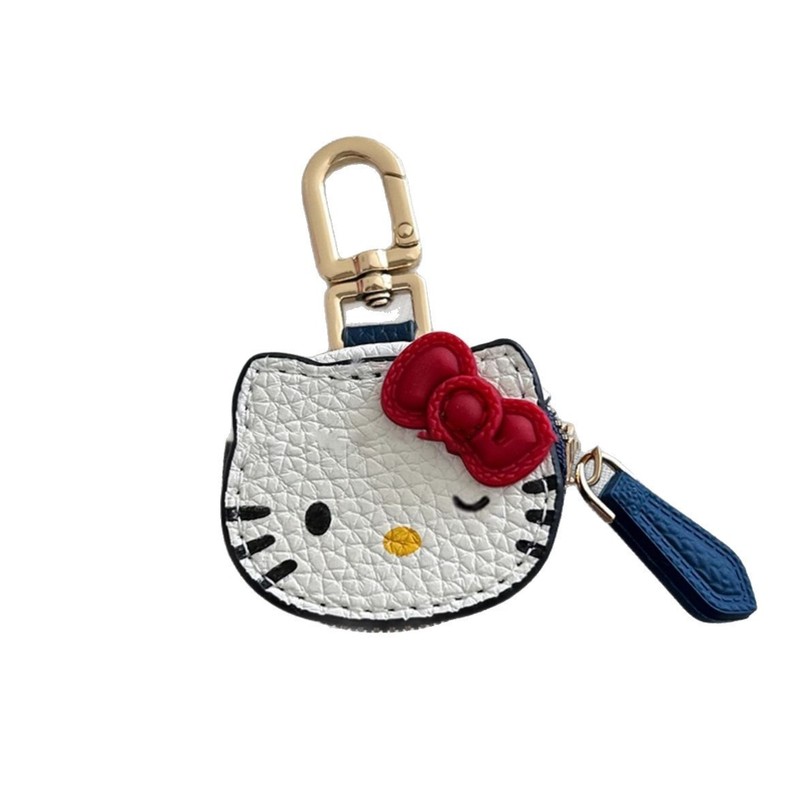 可爱HelloKitty凯蒂猫皮质创意书包mini挂件钥匙扣挂饰装饰挂饰女|undefined