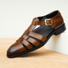 Retro fashionable summer breathable footwear for leather shoes, shoe bag, sandals, genuine leather