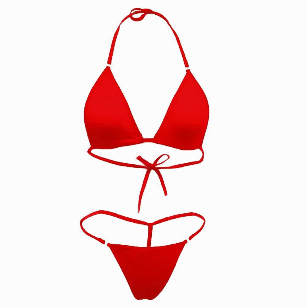 Прозрачное белье, sexy купальник, красный комплект