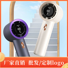 2025跨境usb充电数显迷你便携桌面风扇新款爆款手持T11高速小风扇