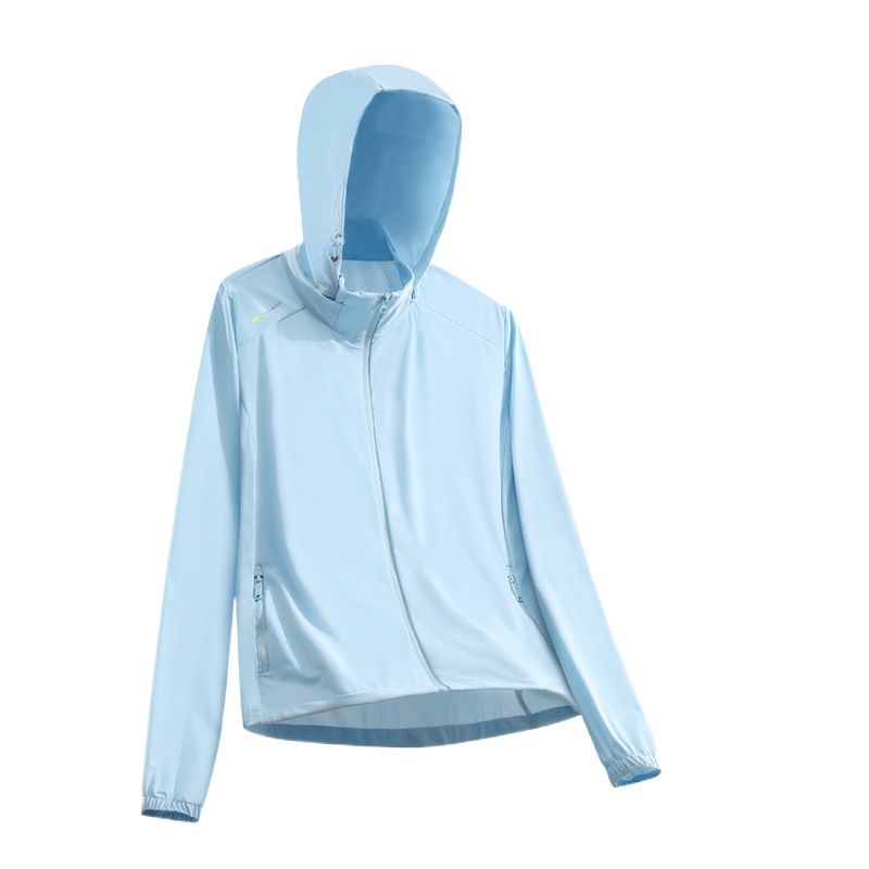 2024 verano nuevo deportivo al aire libre pareja de moda seda de hielo ropa de protección solar hombre impermeable transpirable luz anti-UV