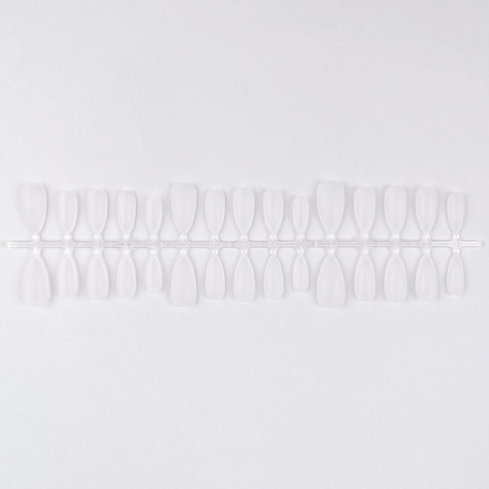 30 piezas de parches de uñas variados en forma de almendra, parches transparentes para decoración de uñas sin necesidad de limpiar, parches blancos para uñas postizas.