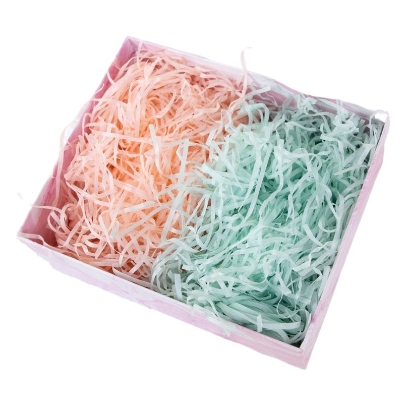 Boda caja de dulces de cumpleaños qixi regalo de San Valentín caja de regalo de la decoración de la viruta de seda de papel rallado de relleno de la