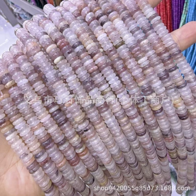 Spacer Beads Aventurine Round Beads, Zərgərlik ara hissələri - natural-violet-26mm