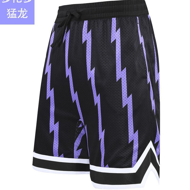 Factory Direct Batch 2024 New American Style Big Mesh Basketball Suit Shorts Pants Double Layer Sports Pants Beach Pants