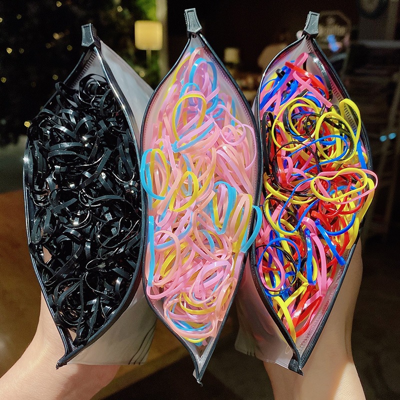 Children's harmless elastic durable hair rope