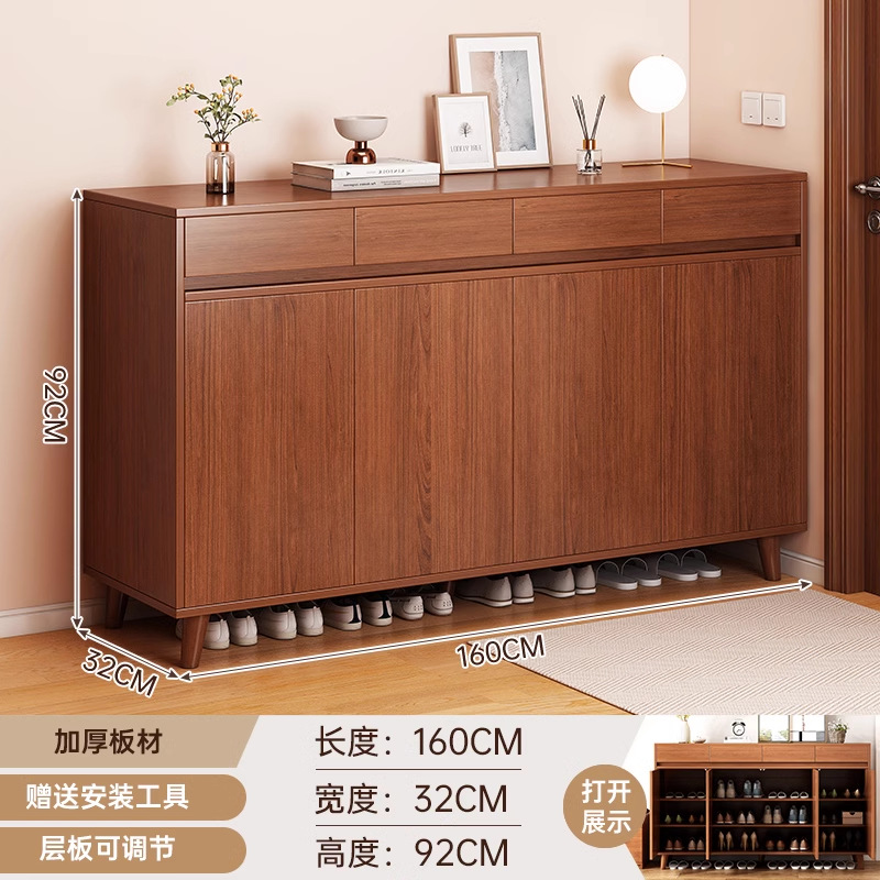 [경제적인 원목 캐비닛 다리] 오스기 호두색 140*30*92cm