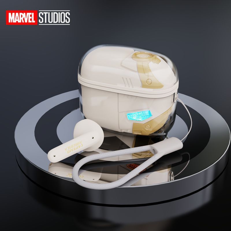 マーベルIP提携Bluetoothヘッドセット、ワイヤレスイヤークリップ、オーバーイヤー型、eスポーツ、ゲーム、スポーツ、クール、クロスボーダー、ドロップシッピング対応|undefined