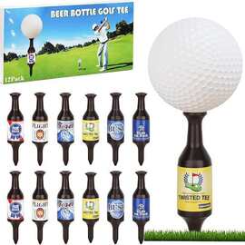 新款高尔夫球钉创意啤酒杯Mini Beer Bottle Golf Tees跨境热销