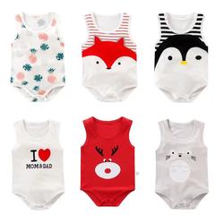 Baby clothes, baby jumpsuits, vests, triangle harems, cross-border children's clothing, baby sleeveless jumpsuits