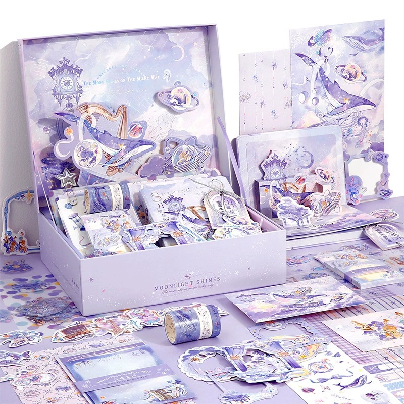 Cute gift box, three dimensional set for students, 3D, Birthday gift