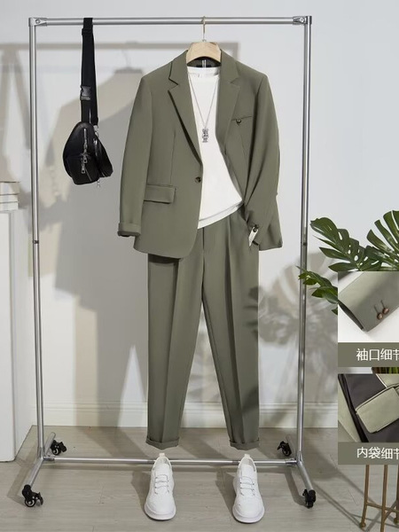 Men's casual autumn demi-season classic suit