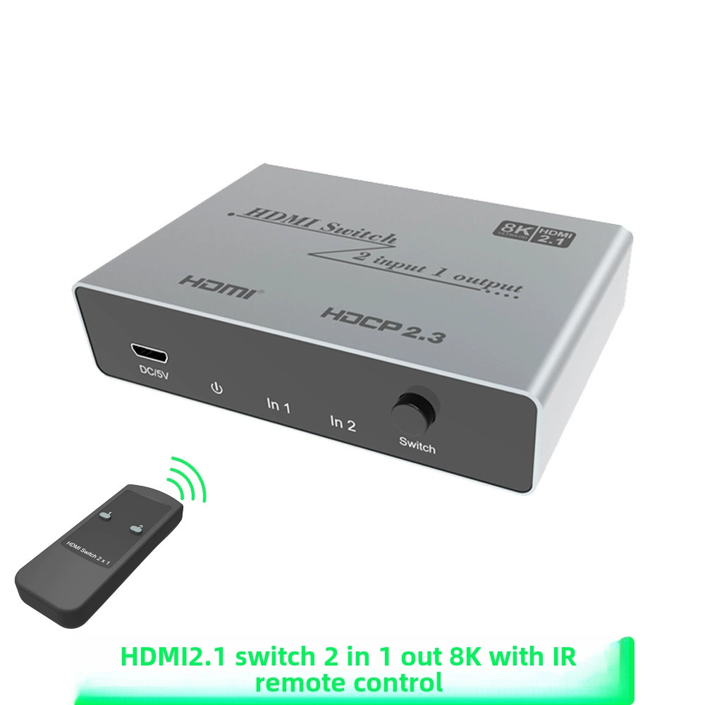 HDMI2.1 Switch 8K два вывода 1 вход 4K120 Pi чип ТВ компьютер HD резак
