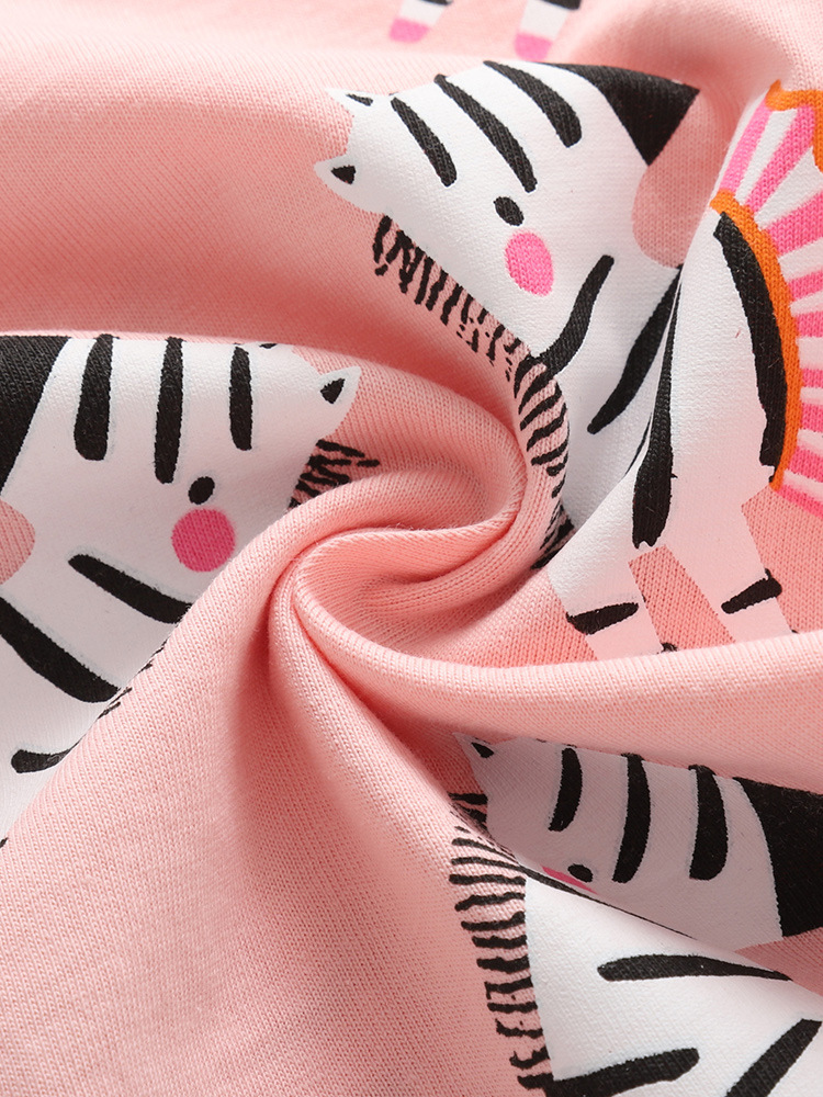Malwee transfronterizo niñas nuevo pijama de verano europeo y americano conjunto de niños de manga corta pantalones de cintura elástica
