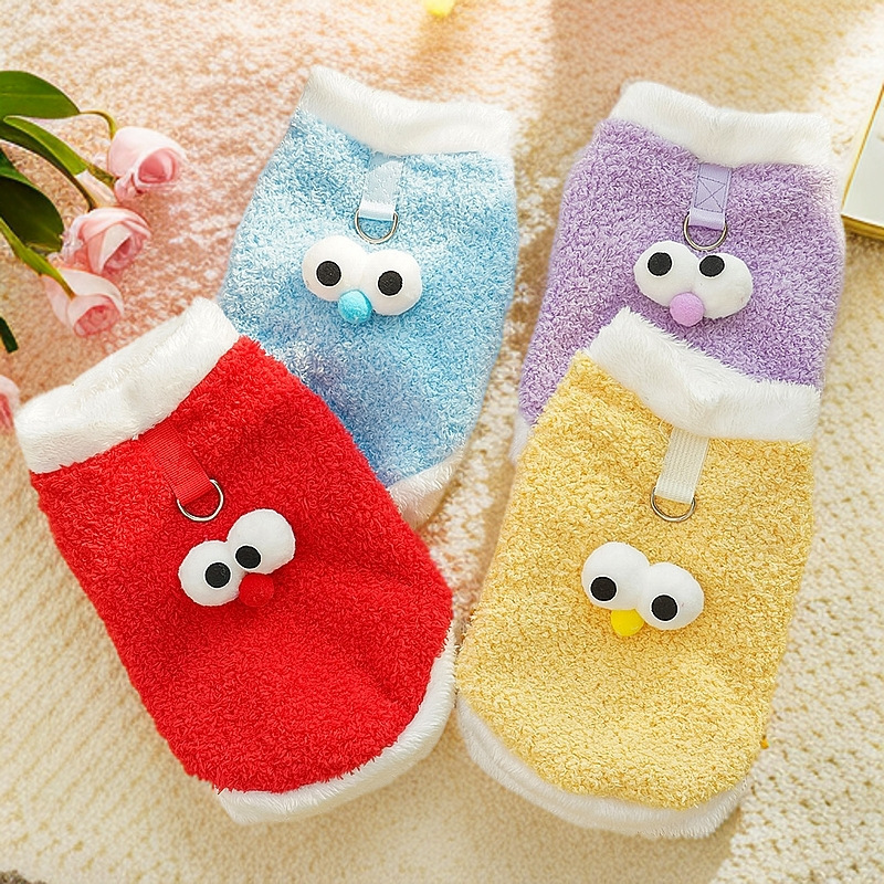 Año Nuevo grueso leche pequeña gato sin pelo gato ropa de mascotas otoño invierno mediano y gran suministros para perros corgi ropa de gato perro