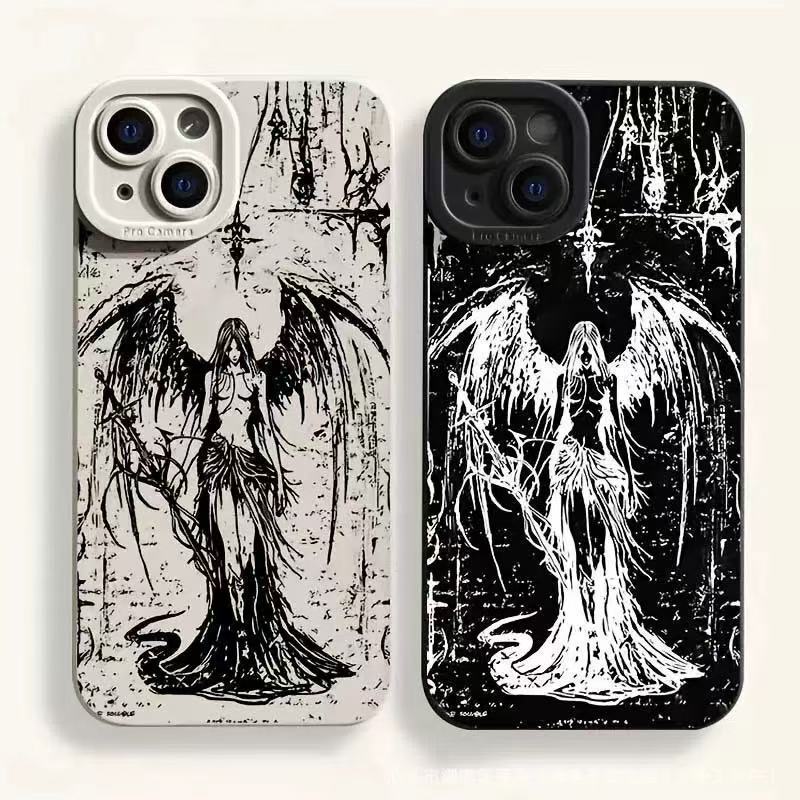 Angel Wings Case Suitable for Apple 11/12/13/14/15 Pro Max Mobile Phones and iPhone 16/17 Protective Cases Angel Wings Case Suitable for Apple 11/12/13/14/15 Pro Max Mobile Phones and iPhone 16/17 Protective Cases