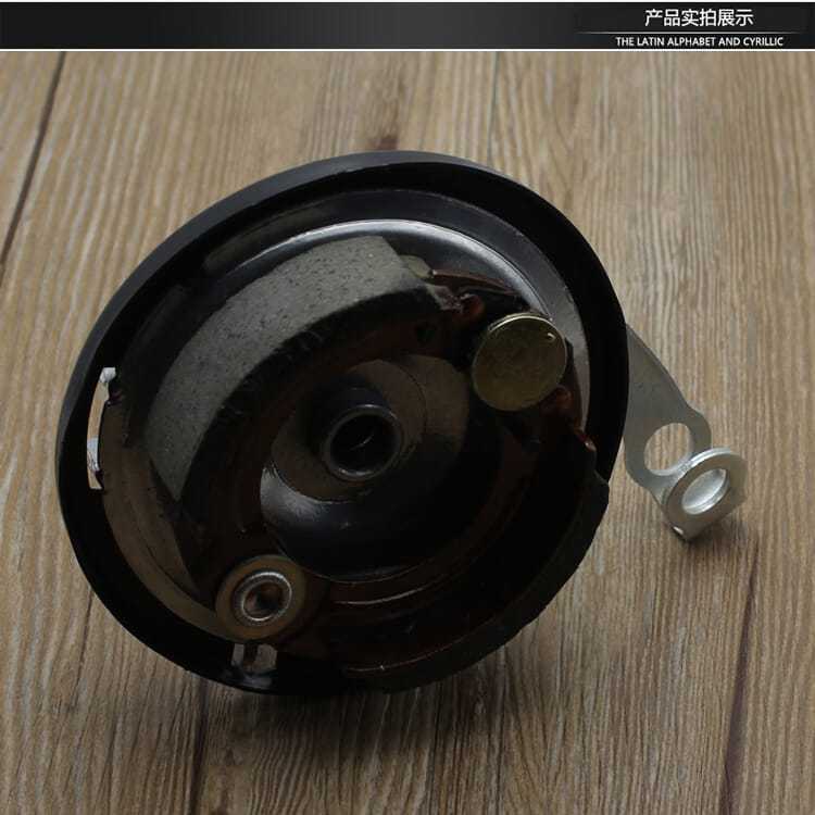 Triciclo bloque de zapata de freno delantero coche eléctrico 80 tipo conjunto de freno de tambor delantero batería Freno de coche Freno de freno antiguo conjunto de freno