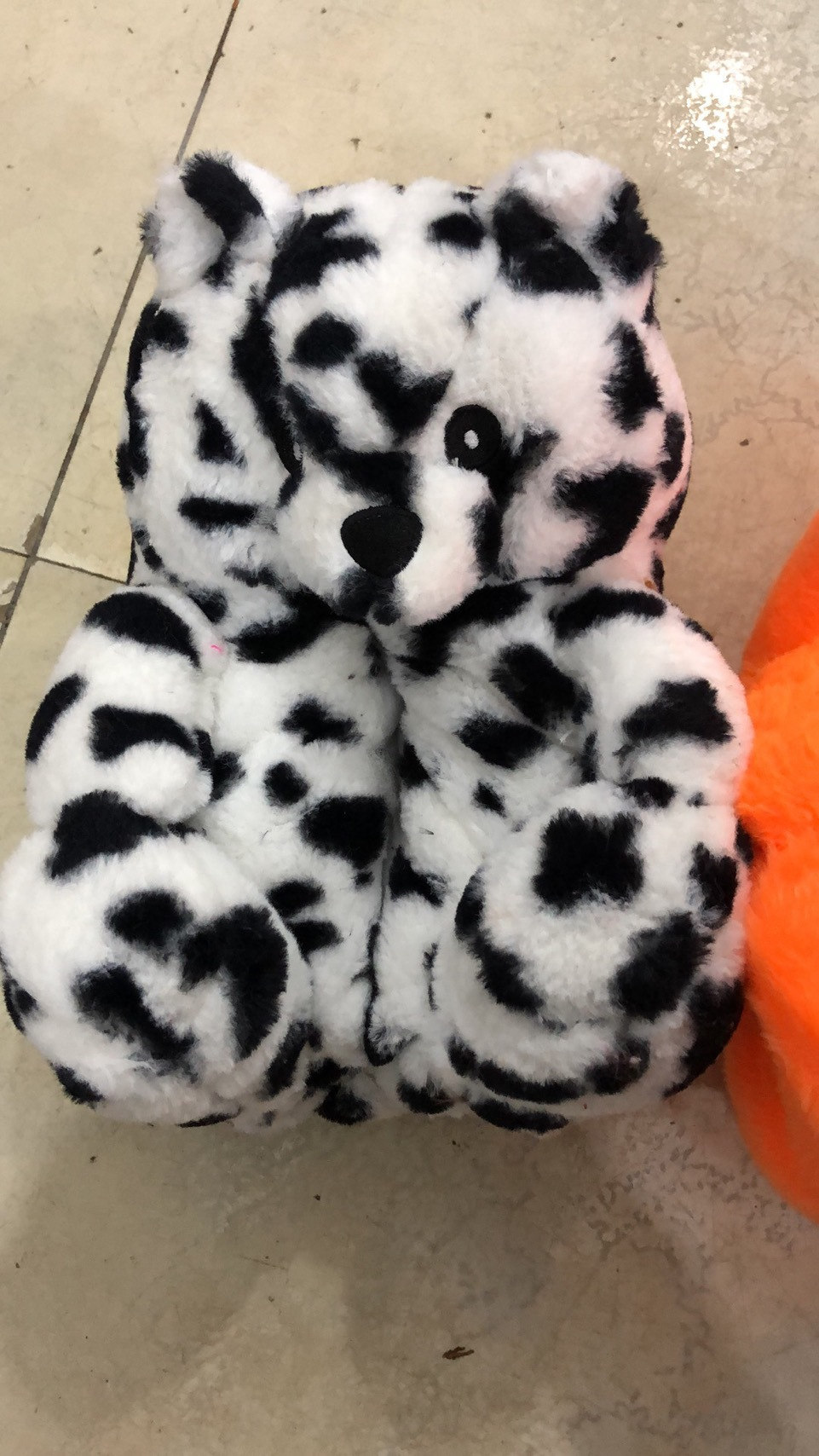 En stock oso de peluche zapatillas piso hogar felpa engrosada algodón zapatos calientes fábrica