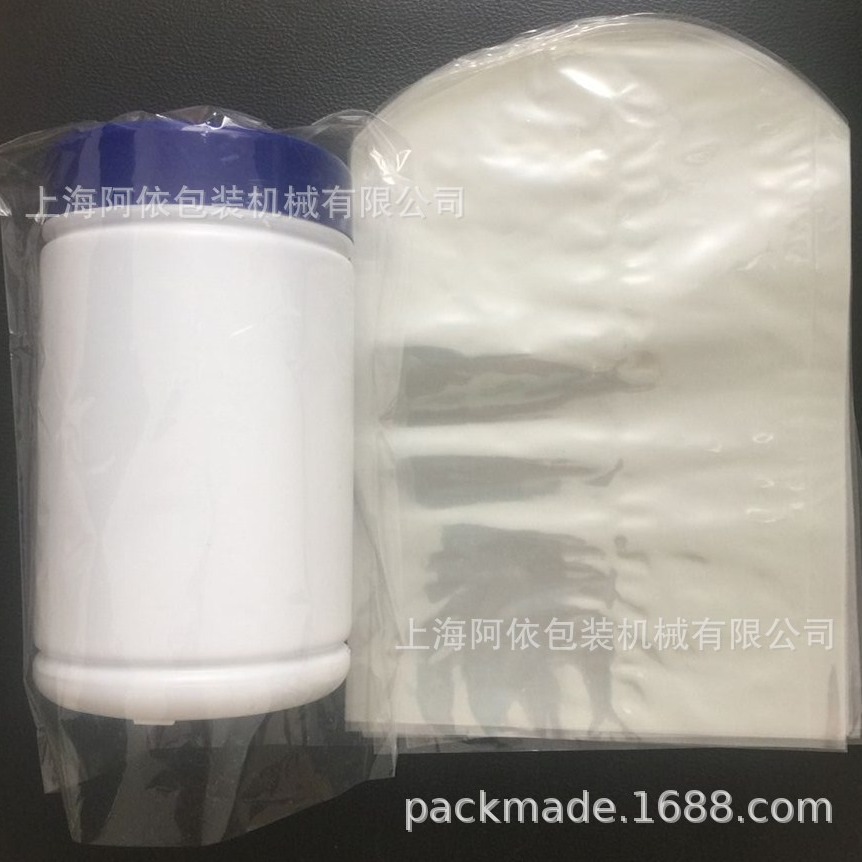 上海做异形圆弧角收缩袋圆瓶方瓶扁瓶用PVC热收缩包装膜热封膜