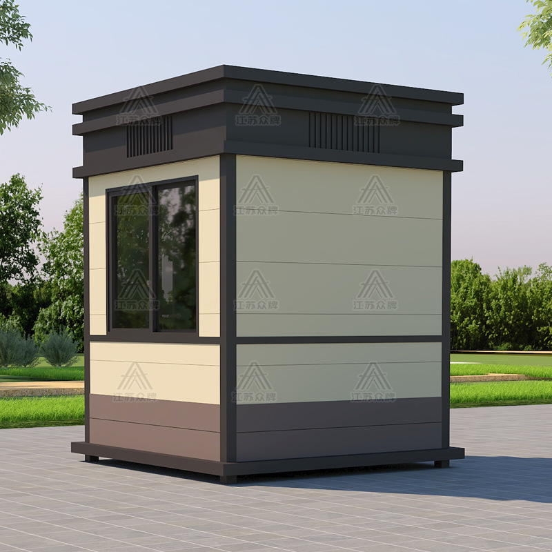 Puesto de guardia de pintura de piedra real, tablero tallado móvil, pabellón de seguridad, pabellón de seguridad, lugar escénico, estacionamiento, sala de guardia, salón