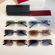 卡家男女方框木腿欧美风INS明星同款时尚个性潮流太阳墨镜