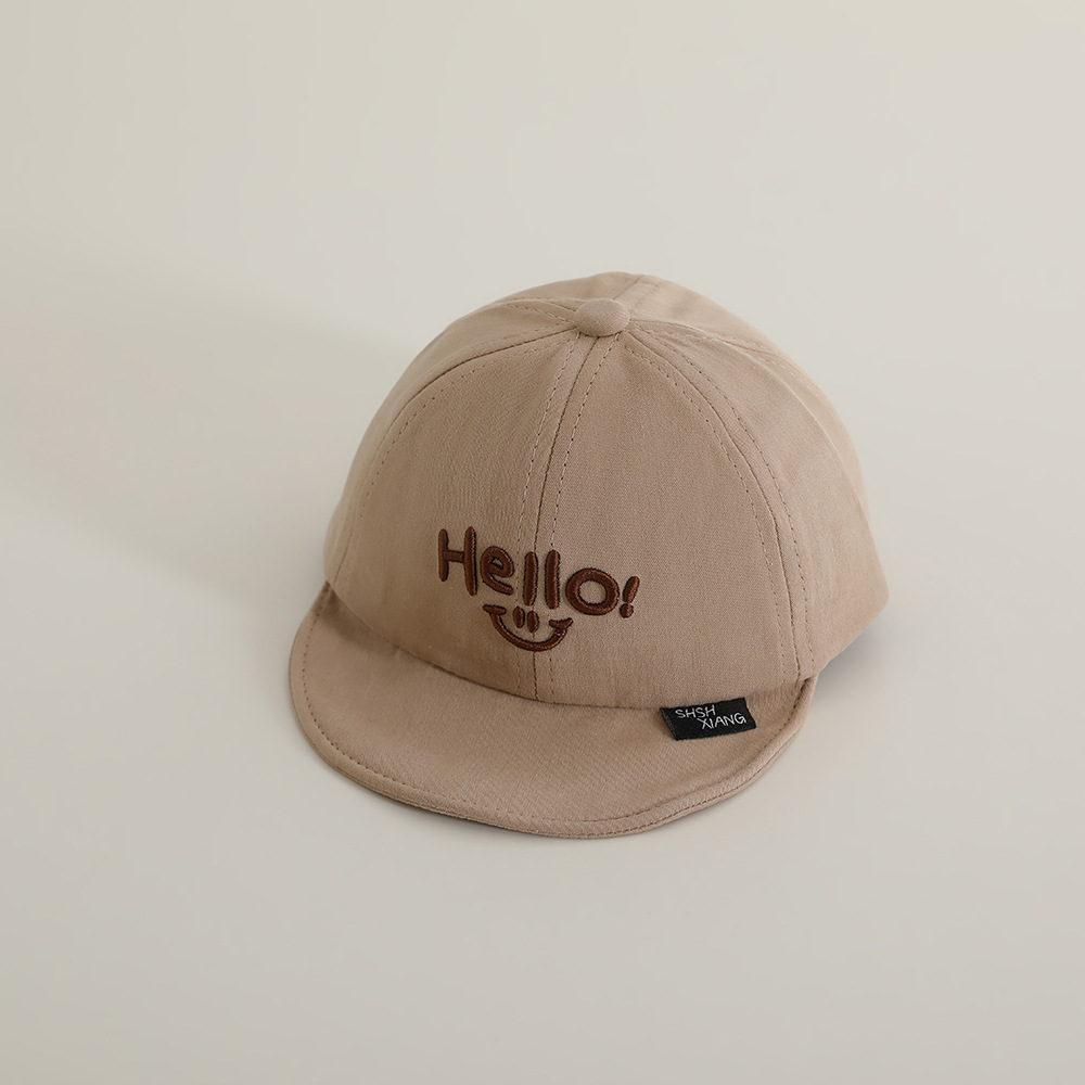 Hello Sen Sombrero de bebé primavera y otoño blando gorra de lengua gorra para bebés delgada sombrero de sombrero de béisbol