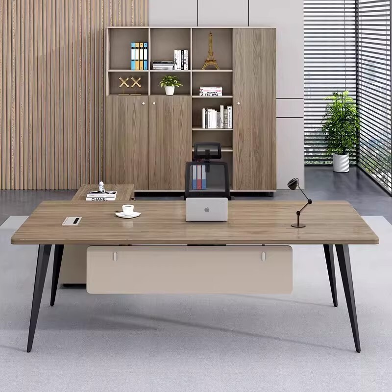 Office Desk, Boss Desk, Simple Modern Office Desk and Chair Combination Set, Designer Manager Supervisor Desk Office Desk, Boss Desk, Simple Modern Office Desk and Chair Combination Set, Designer Manager Supervisor Desk