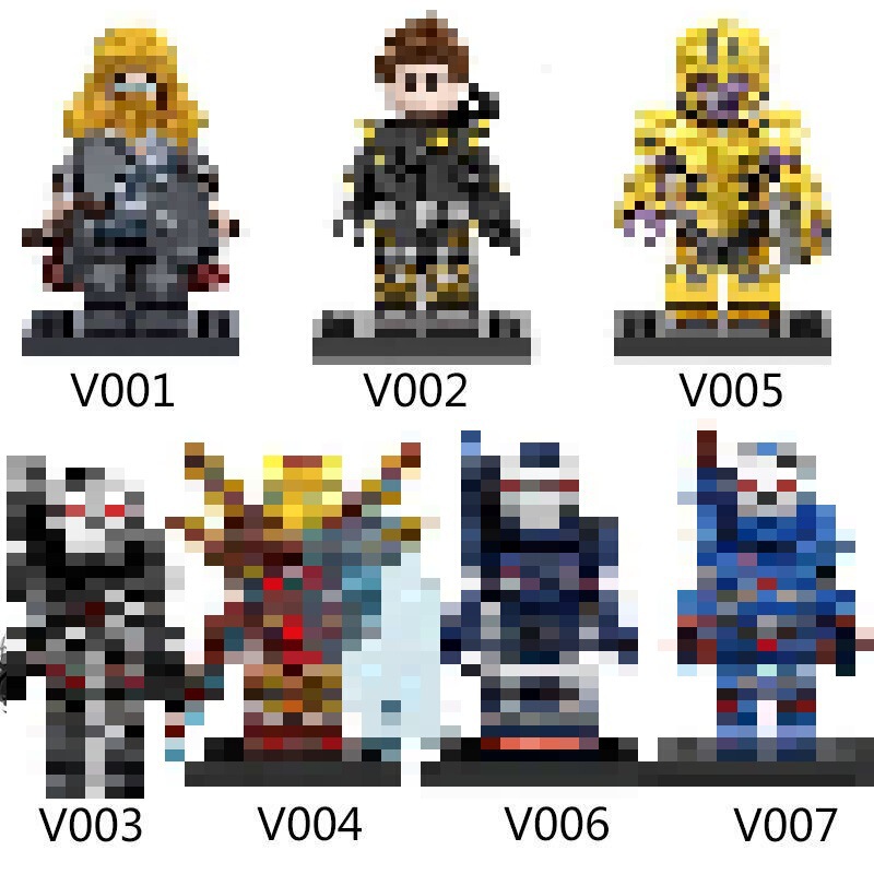 V003 Movie V001 Tv V006-V007 Assembled Building Block Minifigure Kidsren's Toys Bagged Wholesale
