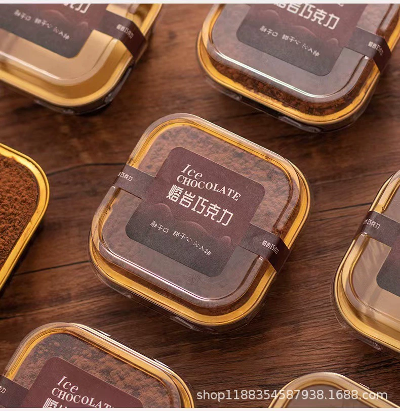 仟妙 Iceberre lava chocolate cake Tiramisu mold semi -cooked cheese box baked pudding bud