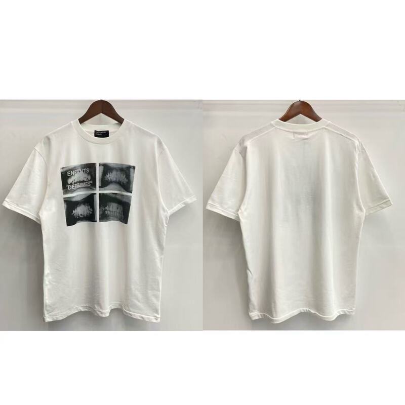 クロスボーダーアメリカの新しいERD憂鬱な富の第二世代レタープリントパターンラウンドネック半袖Tシャツドロップシッピング|undefined