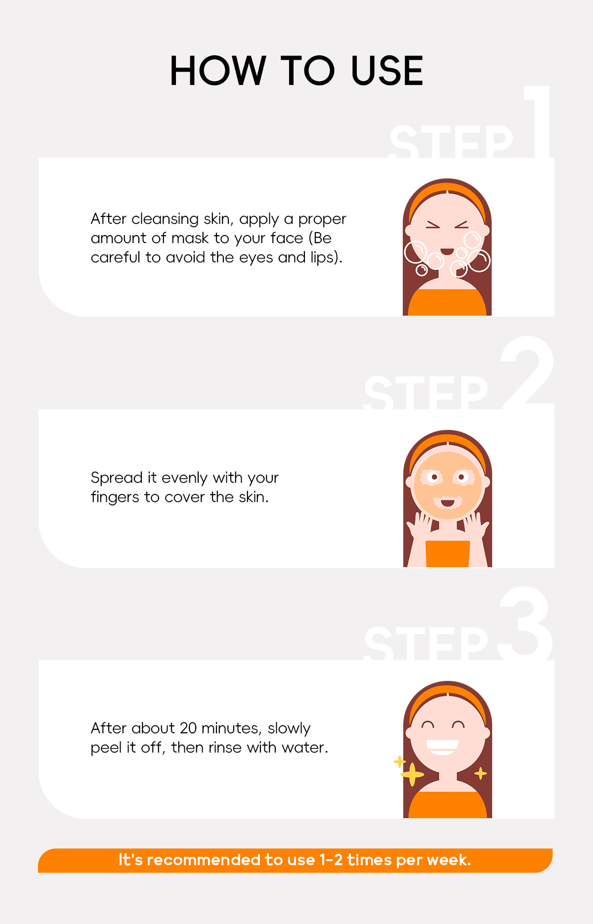 Cross-border LAIKOU Vitamin c peel-off Mask 50g(Tube) for pore cleansing, fda cosmetics manufacturer, in English stock undefined