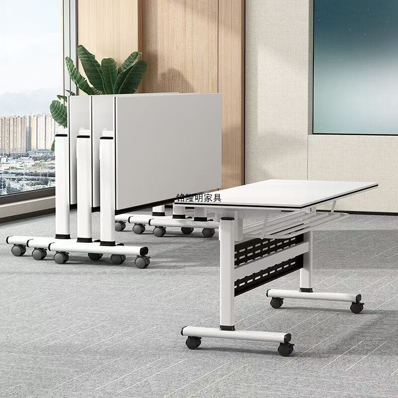 Educational Institution Training Table, Student Computer Desk, Tutoring Class Single/Double Conference Table, Foldable Office Desk Set