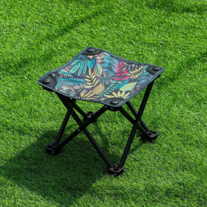 Outdoor Folding Stool Chair Ultra-Light Portable Camping Fishing Queue Art Artifact Bench Small Stool
