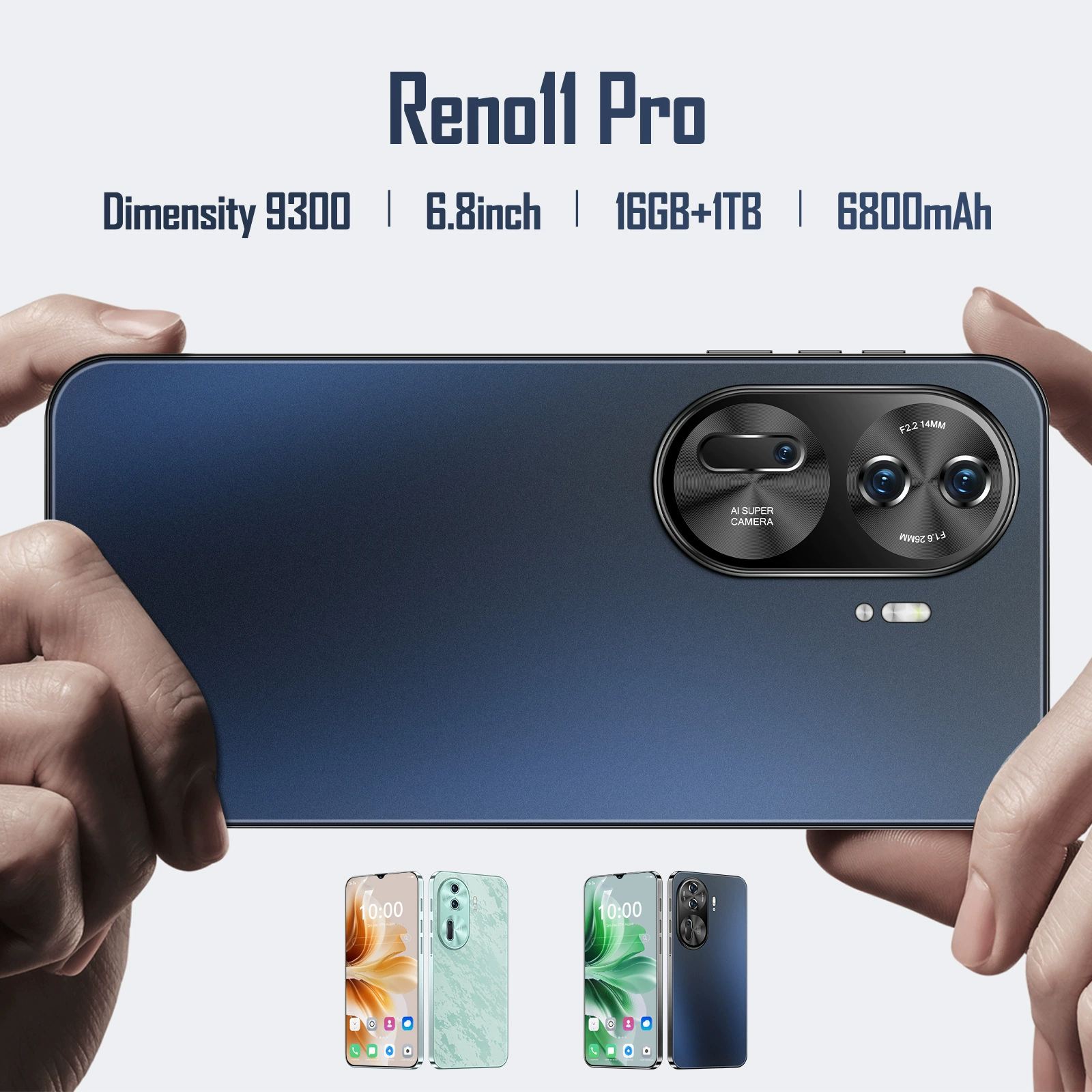 Reno11 Pro, новый мобильный телефон, 6.8" Incell экран, 2+16GB, Android 8.1, для внешней торговли