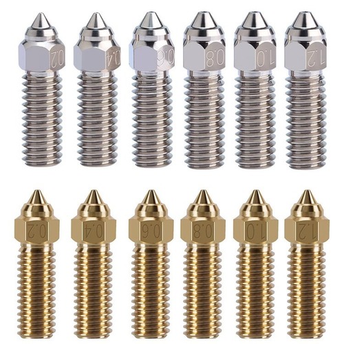 3D Printer Nozzle Creation 3D K1Max High Speed ​​High Flow Nozzle High Temperature Resistant Brass Extruder Hardening