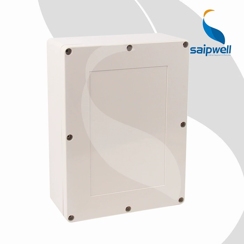 saipwell wholesale screw-fixed button box 320*240*110 relay box outdoor plastic junction box