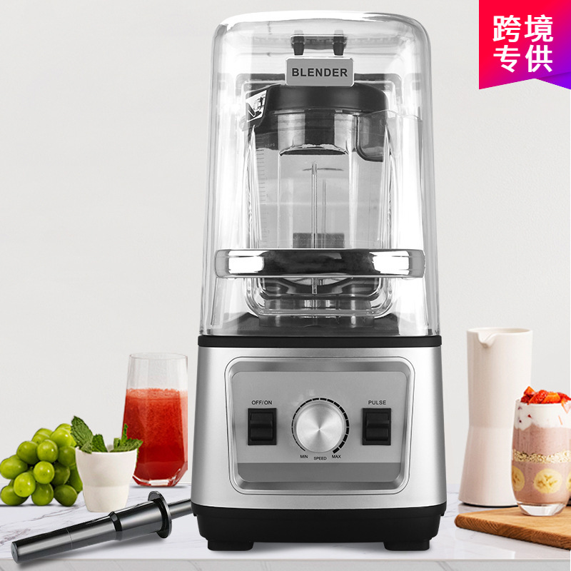 방음 커버가있는 가정용 자동 벽 파괴기 믹서 호텔 주방 다기능 상업용 모래 얼음 기계 믹서