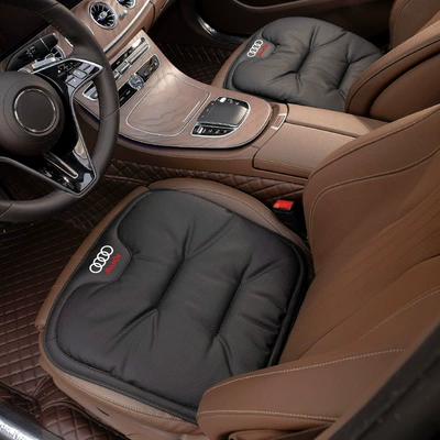 Seat cushion, seat cover, Car Lumbar Support - type-c-front-seat-cushions-2-pieces-prestigious-black-audi