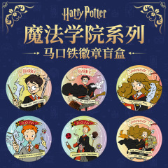 ハリー・ポッターのブラインドボックス魔法学院の人物欧装飾品バッジハーマイオニー風ブラインドボックス公式谷子