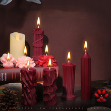 牡丹花低温蜡烛 48度大豆蜡猫爪小熊花朵蜡烛跨境一件代发