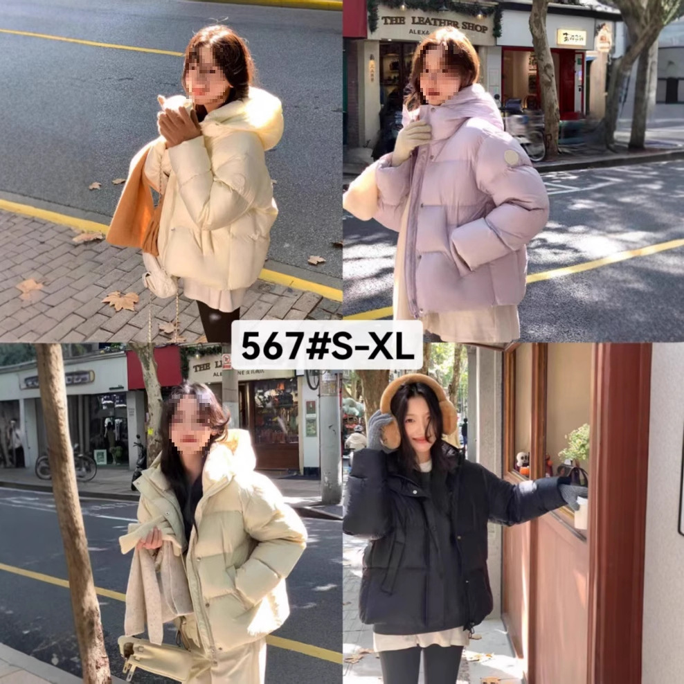 New Style Bread Coat 2025 New Korean Style Petite Cotton Jacket Fashion Women's Short Hooded Winter Thick Coat