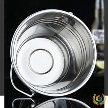 ✅加厚不锈钢冰桶手提啤酒桶酒吧KTV冰粒桶红酒桶小水桶派对香槟