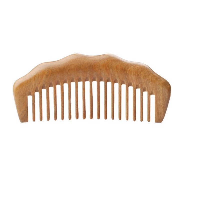 Argentina sándalo verde dragón espalda onda trasera peine de madera pelo largo pelo corto curling peine al aire libre peine de viaje toda la artesanía de madera