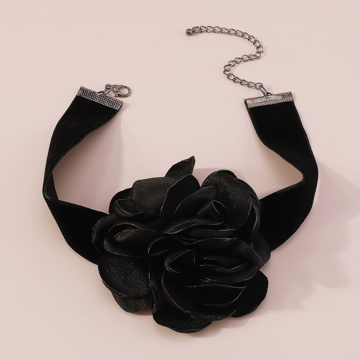 1 Pièce Mode Fleur Chiffon Flocage Tissu Fait Main Femmes Collier Ras De Cou display picture 37