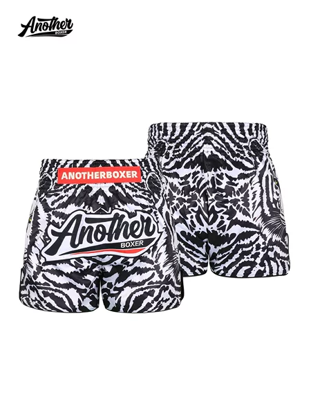 ANOTHERBOXER new tiger-striped martial arts shorts, professional freestyle fighting shorts for adults, men and women