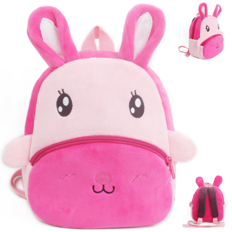 Nuevas mochilas para niños mochilas para estudiantes de jardín de infantes mochilas de peluche para animales de 3 años de edad, mochilas para bebés de 4 años de edad